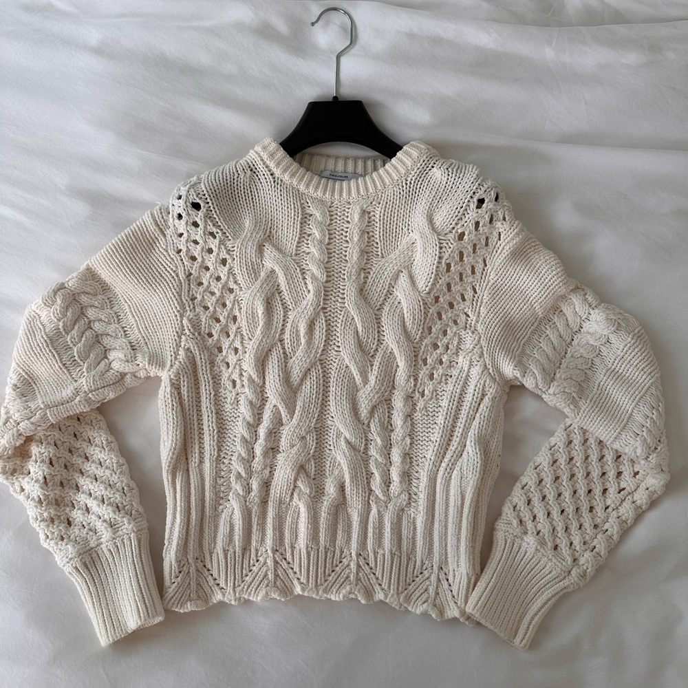 &Other Stories White Knit Sweater - Small